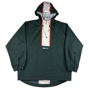 Vintage 90s Nike Anorak Jacket Half Zip Windbreaker Women's Medium Gorpcore